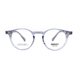  Gọng Kính Thời Trang MERCY Nhựa TR90 & Acetate Dáng Tròn Unisex 24011 