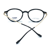  Gọng Kính Thời Trang MERCY Nhựa TR90 & Titanium Dáng Tròn Unisex 23620 