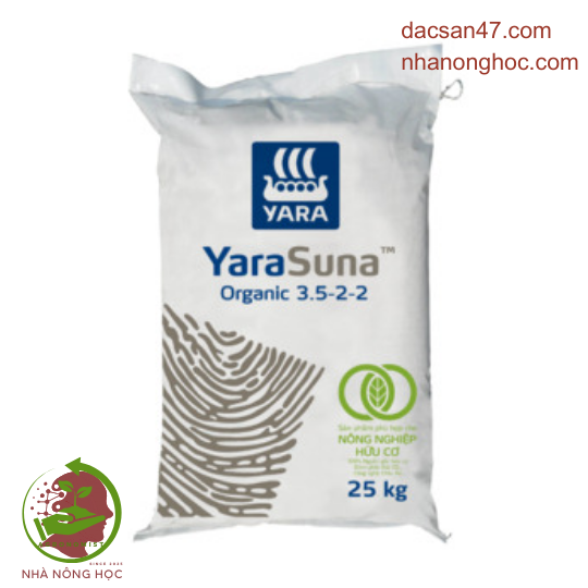  YARA Suna Organic 3.5-2-2 (bao 25kh) 