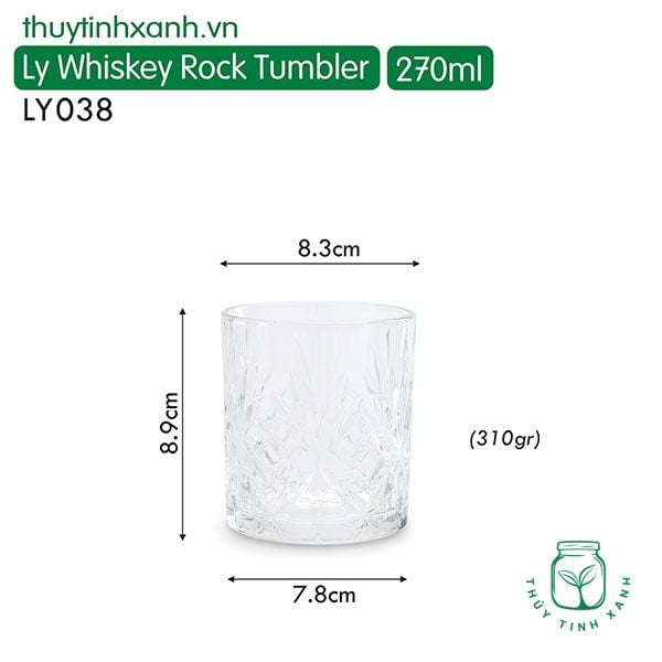Ly Whiskey Rock Tumbler
