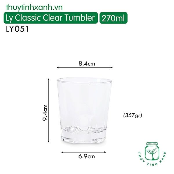 Ly Classic Clear Tumbler