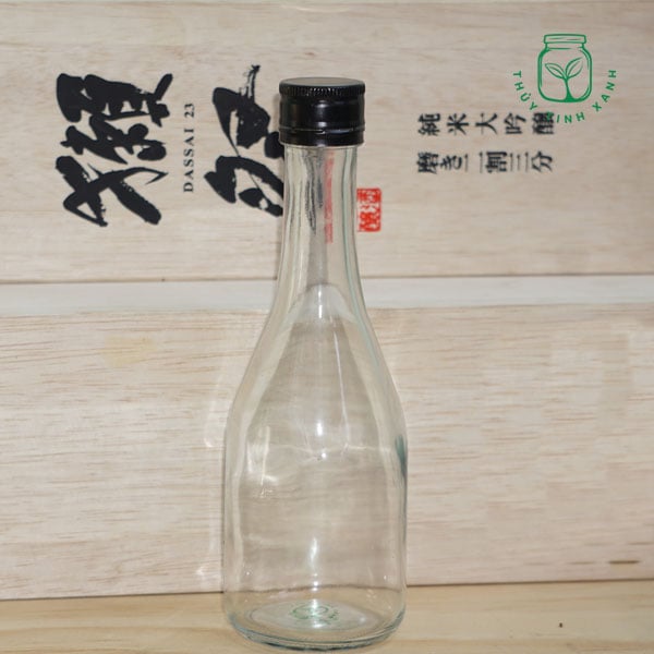 Chai thủy tinh tròn nắp nhôm