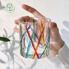 Ly Crisscross Color Glass