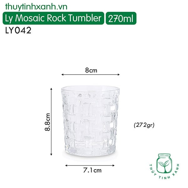 Ly Mosaic Rock Tumbler