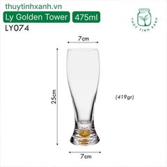 Ly Golden Tower Glass