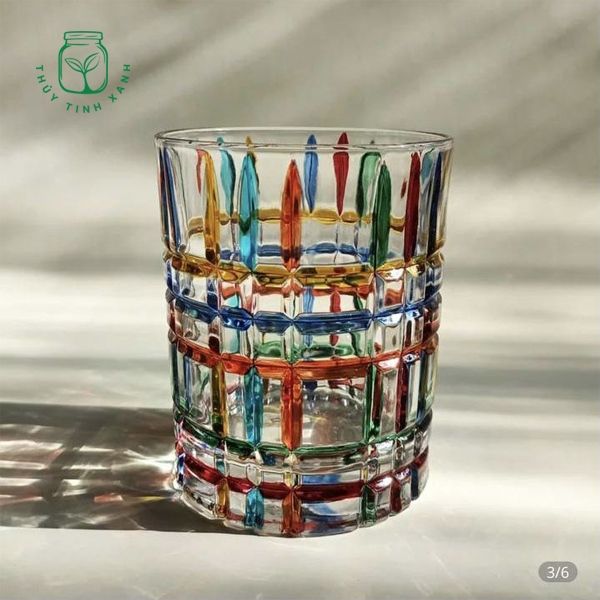 Ly Striped Mosaic Glass