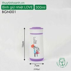 Bình giữ nhiệt love