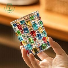 Ly Mosaic Glass Tumbler