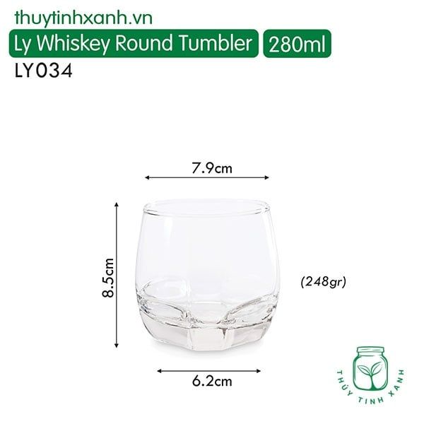 Ly Whiskey Round Tumbler