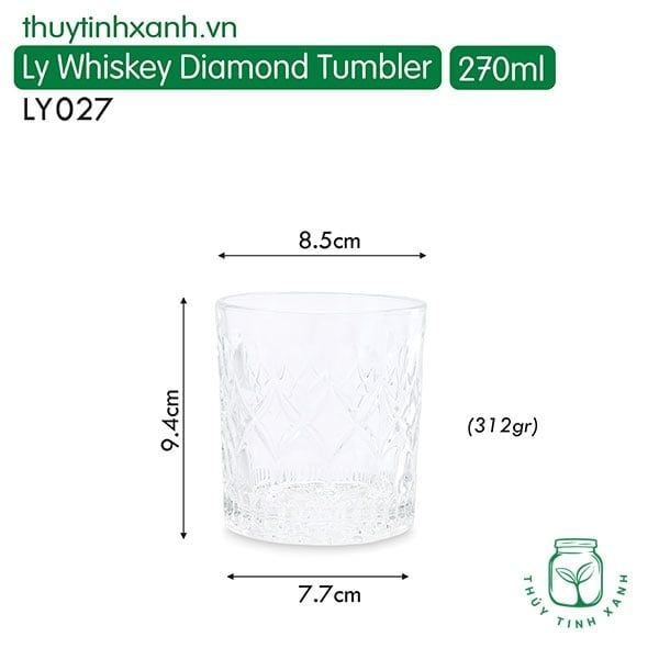 Ly Whiskey Diamond Tumbler