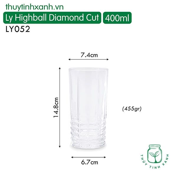 Ly Highball Diamond Cut