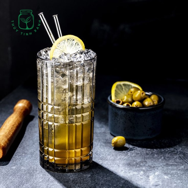 Double Band Highball Glass