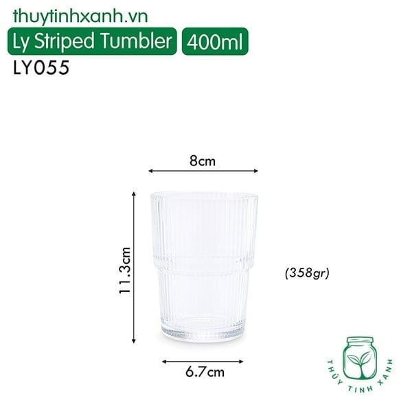 Ly Striped Tumbler