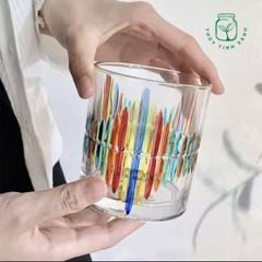 Ly Rainbow Stripe Glass