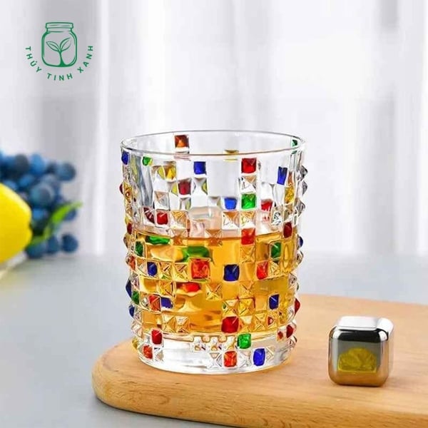 Ly Colorful Gem Glass