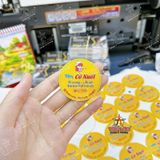  [CẮT BẾ SẴN] 1000 TEM - DECAL DÁN 5cm IN THEO YÊU CẦU 