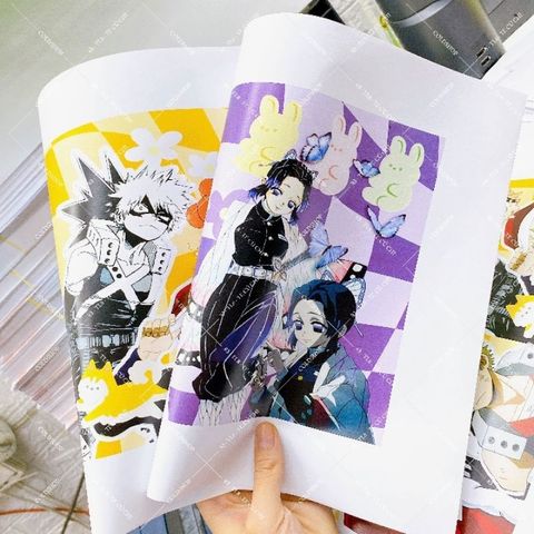  BAO VỞ - SÁCH HỌC SINH IN THEO HÌNH KHÁCH GỬI KHỔ A3 2023 