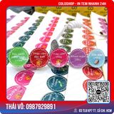 100 TEM DÁN - DECAL GIẤY BẾ SẴN NHÂN BÁNH TRUNG THU TỜ A3 