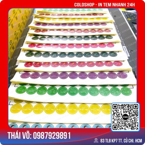  100 TEM DÁN - DECAL GIẤY BẾ SẴN NHÂN BÁNH TRUNG THU TỜ A3 