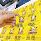  [CẮT BẾ SẴN] 1000 TEM - DECAL DÁN 5cm IN THEO YÊU CẦU 