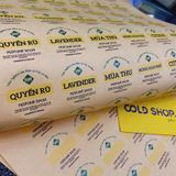  [CẮT BẾ SẴN] 1000 TEM GIẤY KRAFT 4cm IN THEO YÊU CẦU 