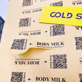  [CẮT BẾ SẴN] 1000 TEM GIẤY KRAFT 4cm IN THEO YÊU CẦU 