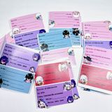  [CẮT BẾ SẴN] SET 30 NHÃN VỞ HỌC SINH IN THEO YÊU CẦU KHỔ A3 