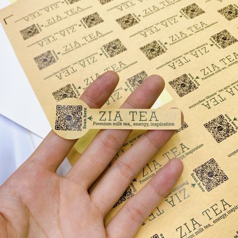  [CẮT BẾ SẴN] 1000 TEM GIẤY KRAFT 4cm IN THEO YÊU CẦU 