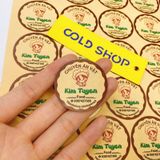  [CẮT BẾ SẴN] 1000 TEM GIẤY KRAFT 4cm IN THEO YÊU CẦU 