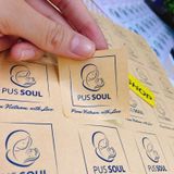  [CẮT BẾ SẴN] 1000 TEM GIẤY KRAFT 4cm IN THEO YÊU CẦU 