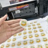  [CẮT BẾ SẴN] SET 100TEM DÁN (DECAL) CHỐNG NƯỚC IN THEO YÊU CẦU 