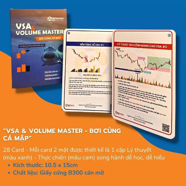Combo 3 bộ thẻ học tài chính thông minh VSA - WYCKOFF - NẾN NHẬT VnRebates
