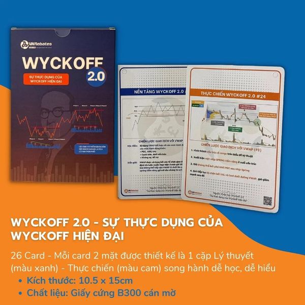 Combo 3 bộ thẻ học tài chính thông minh VSA - WYCKOFF - NẾN NHẬT VnRebates
