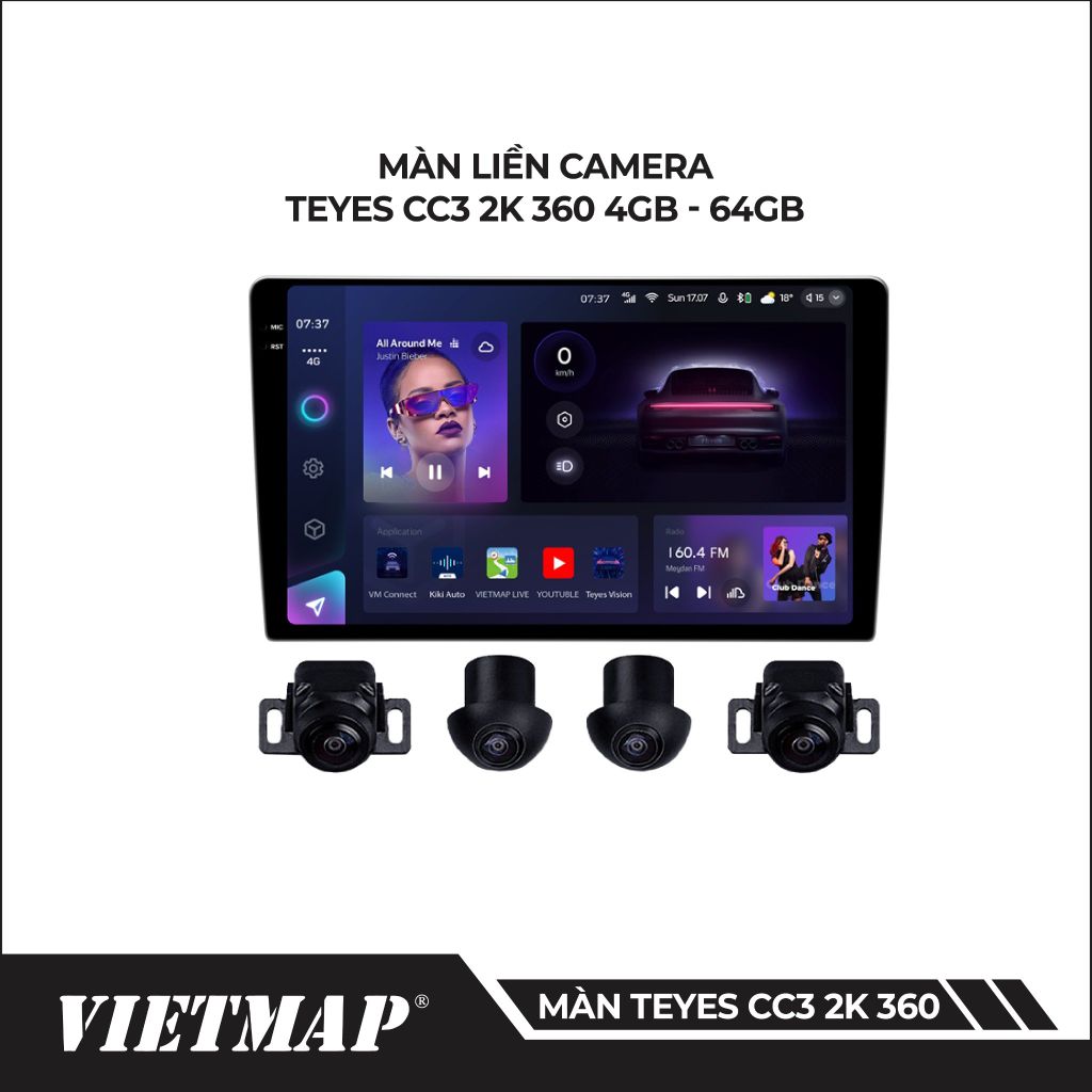 MÀN LIỀN CAMERA TEYES CC3 2K 360 4GB - 64GB