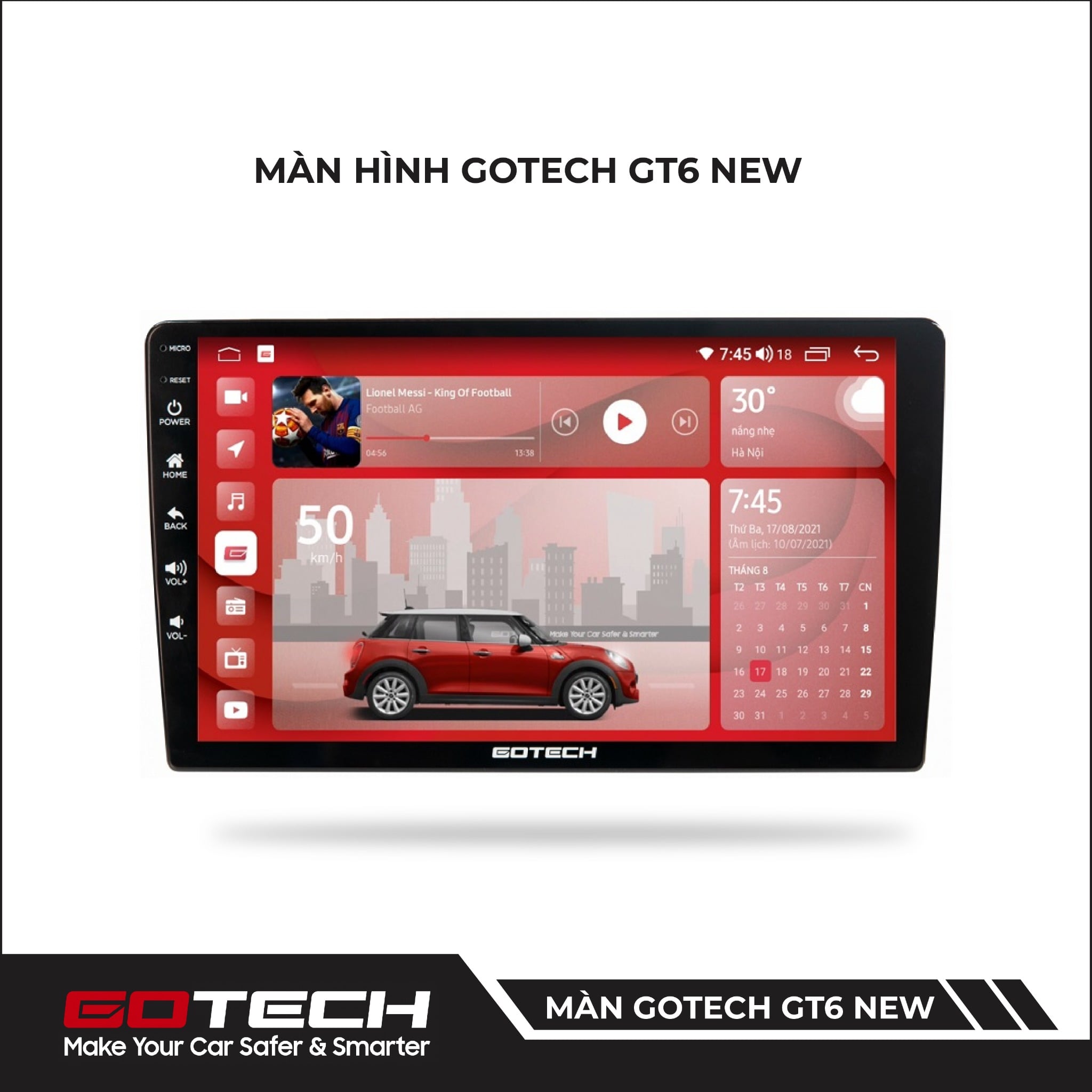MÀN HÌNH GOTECH GT6 NEW