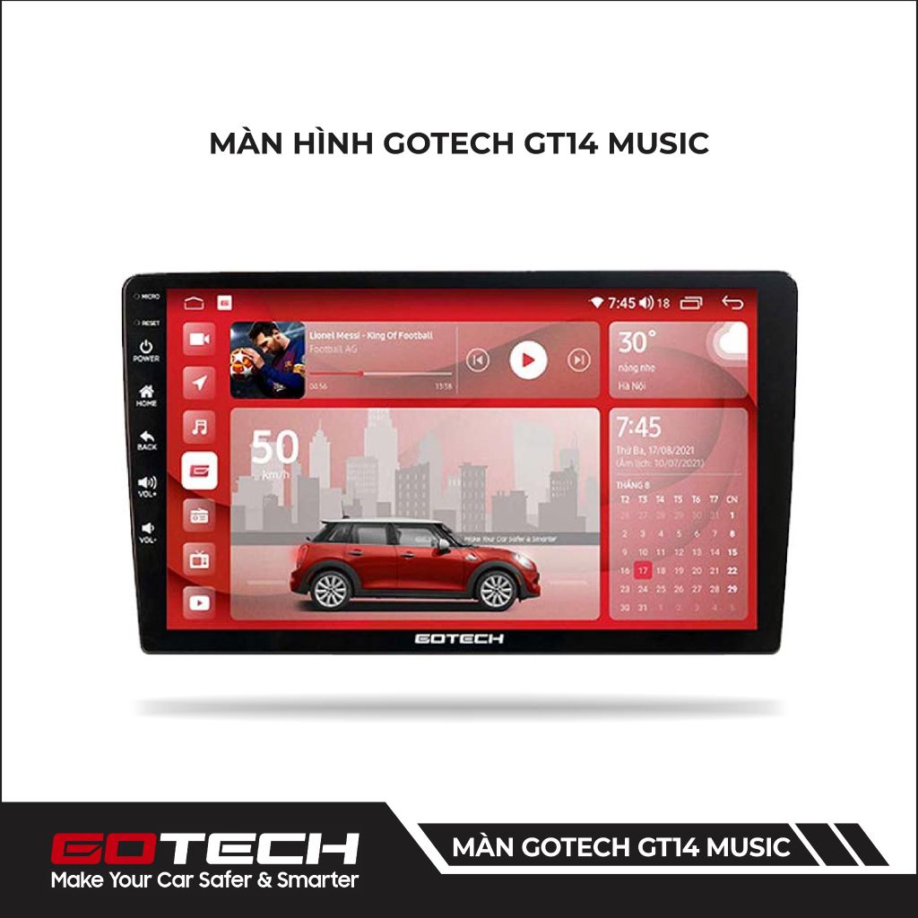 MÀN HÌNH GOTECH GT14 MUSIC
