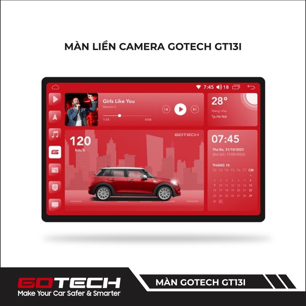 MÀN HÌNH GOTECH GT13l