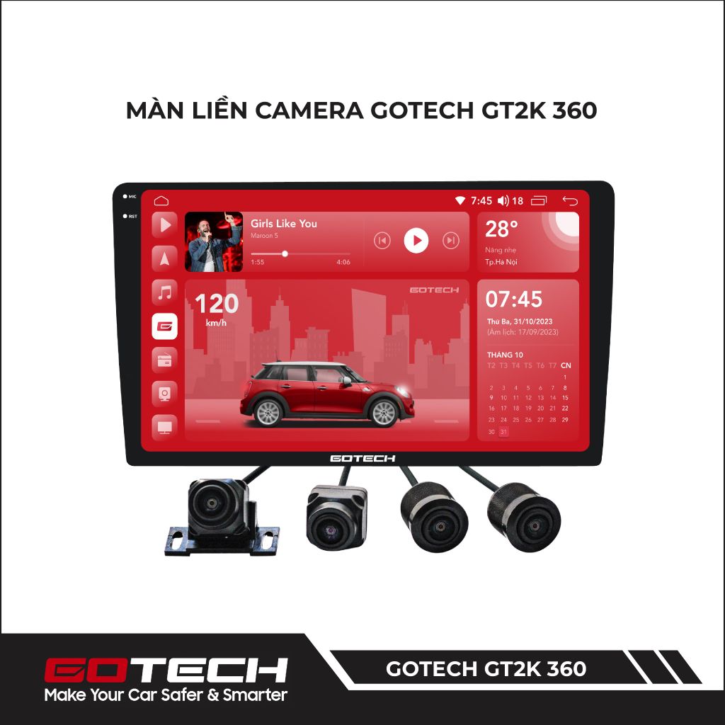 MÀN LIỀN CAMERA GOTECH GT2K 360