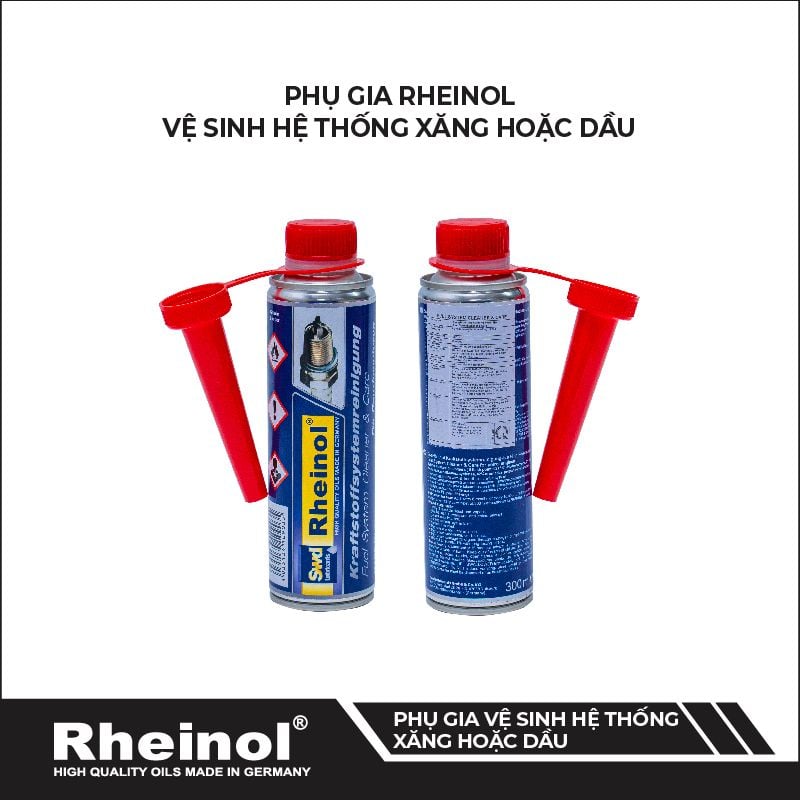 PHỤ GIA RHEINOL VỆ SINH HỆ THỐNG XĂNG HOẶC DẦU