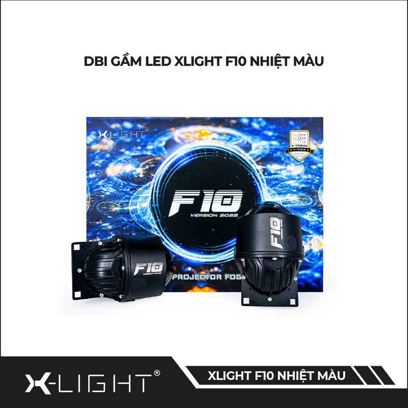 Bi Gầm Xlight F10 Nhiệt Màu