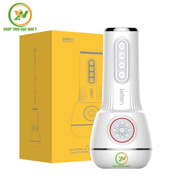 Máy bú mút kẹp hút xả ngụy trang đèn pin Leten Version 4
