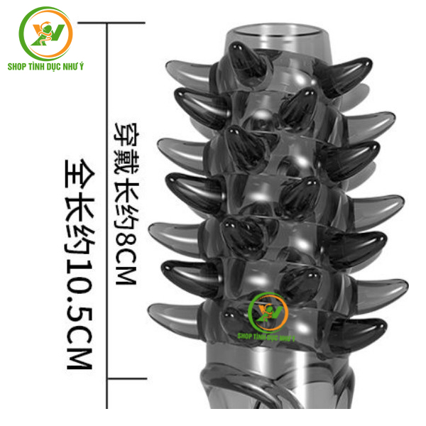Bao cao su đôn dên hở đầu gai to có quai đeo chắc chắn