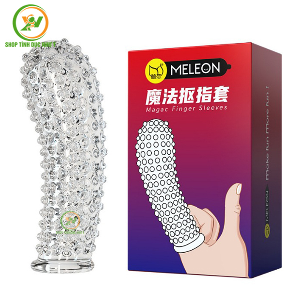 Bao cao su ngón tay Meleon đôn dên có gai nhiều mẫu