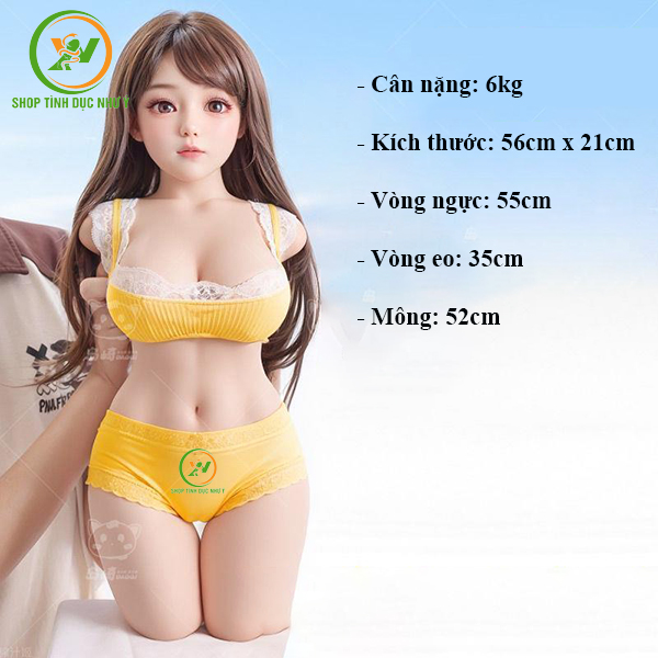 Búp bê bán thân khung xương ngực to eo nhỏ cao cấp