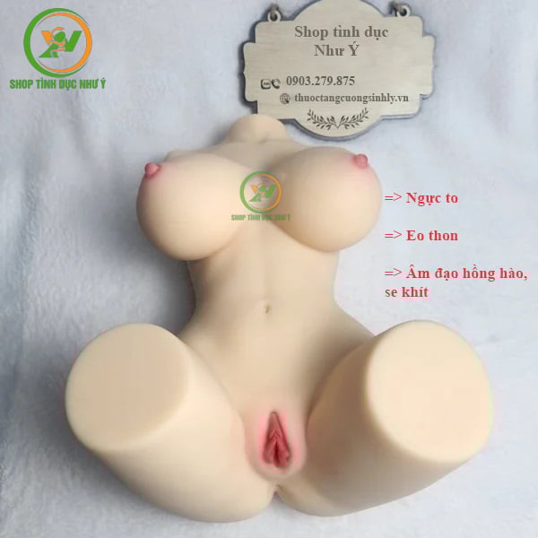 Búp bê tình dục bán thân Ani baby sưởi ấm thông minh loại to