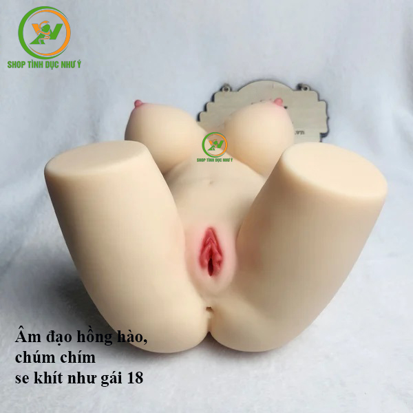 Búp bê tình dục bán thân khung xương kèm sưởi ấm thông minh 5kg