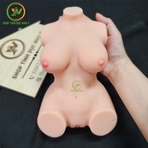 Búp bê tình dục bán thân hình trái tim mini silicon 1,5kg giá rẻ