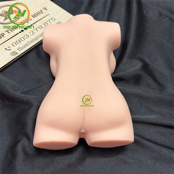 Búp bê tình dục bán thân mini silicon 2kg kèm phụ kiện