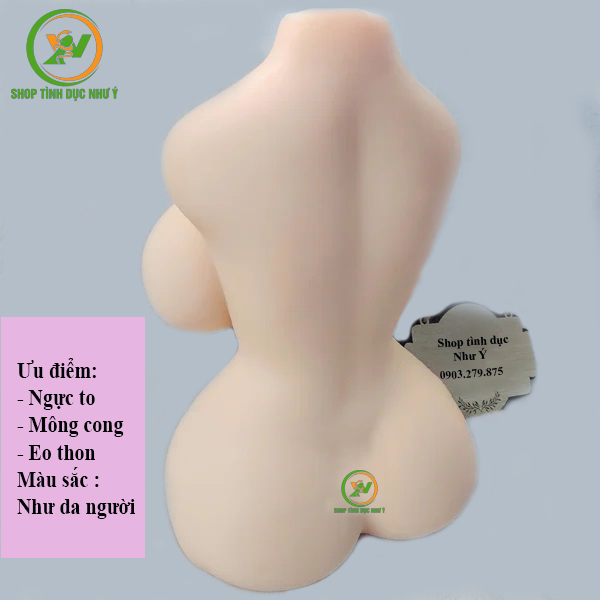 Búp bê tình dục bán thân silicon hình trái tim 7,8kg