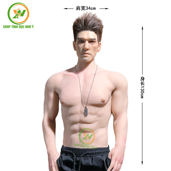 Búp bê tình dục nam cao cấp cơ bắp 6 múi ông chú bạo dâm